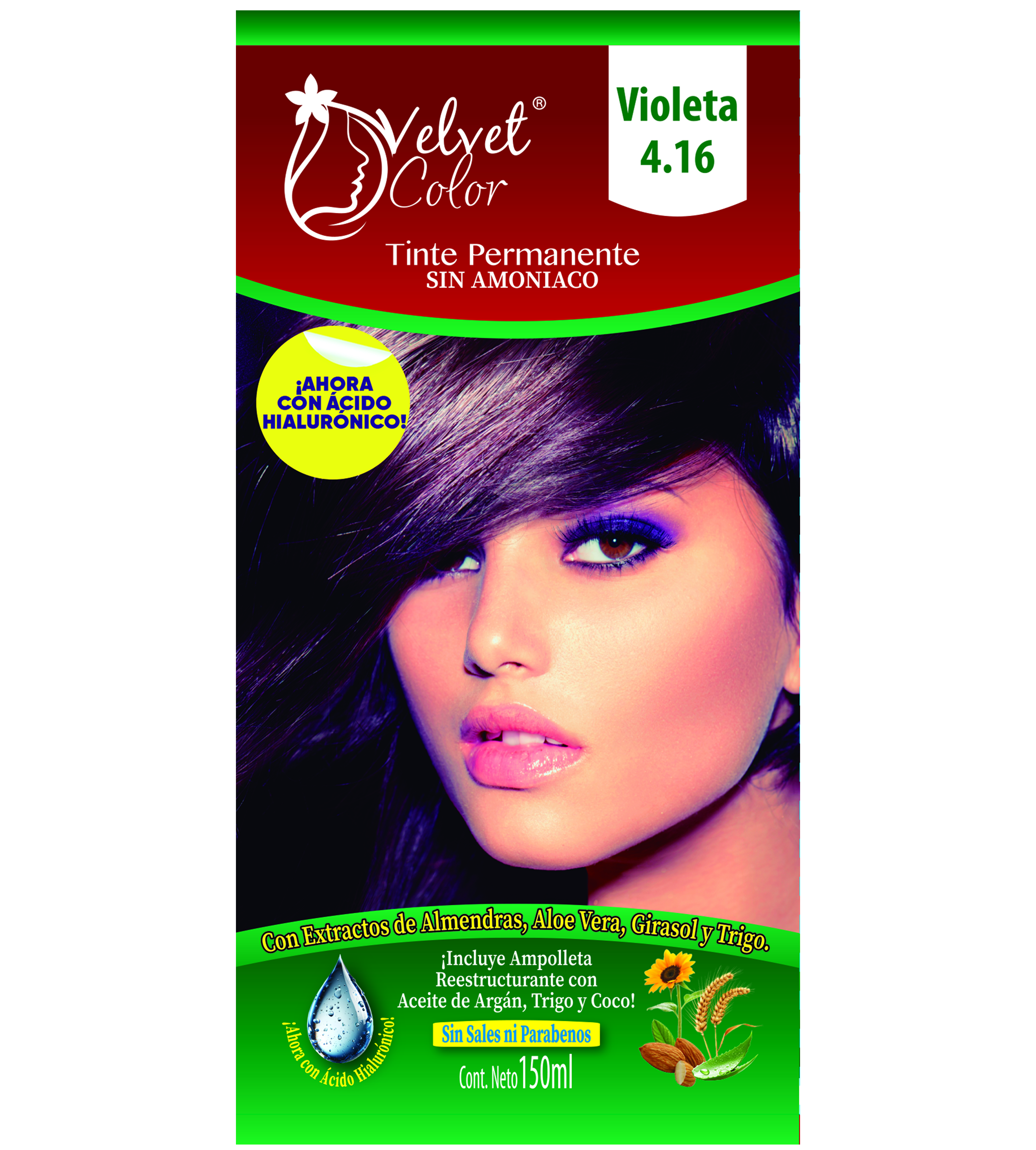 TINTE VIOLETA TONO 4.16 VELVET