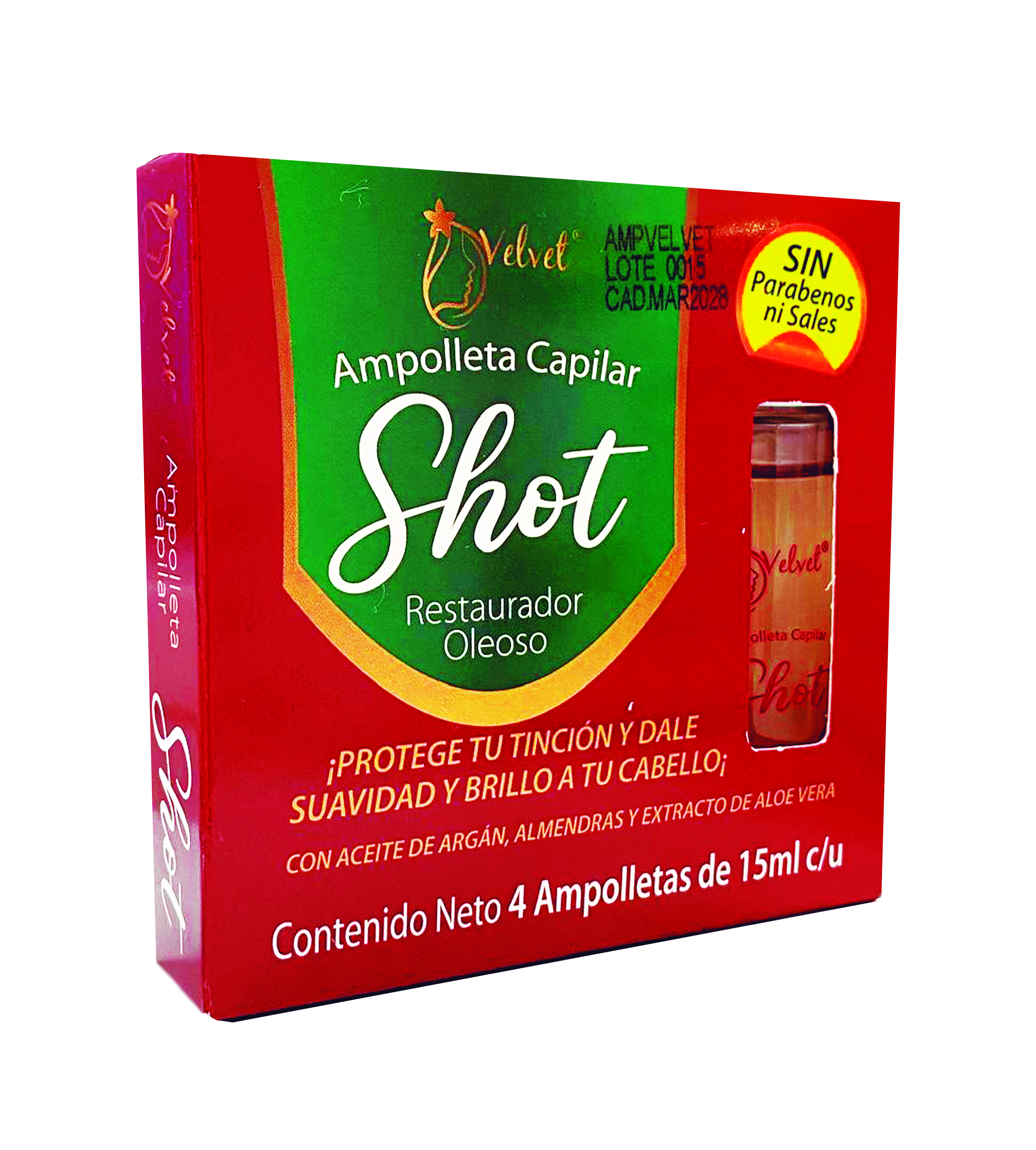 AMPOLLETA CAPILAR - SHOT VELVET