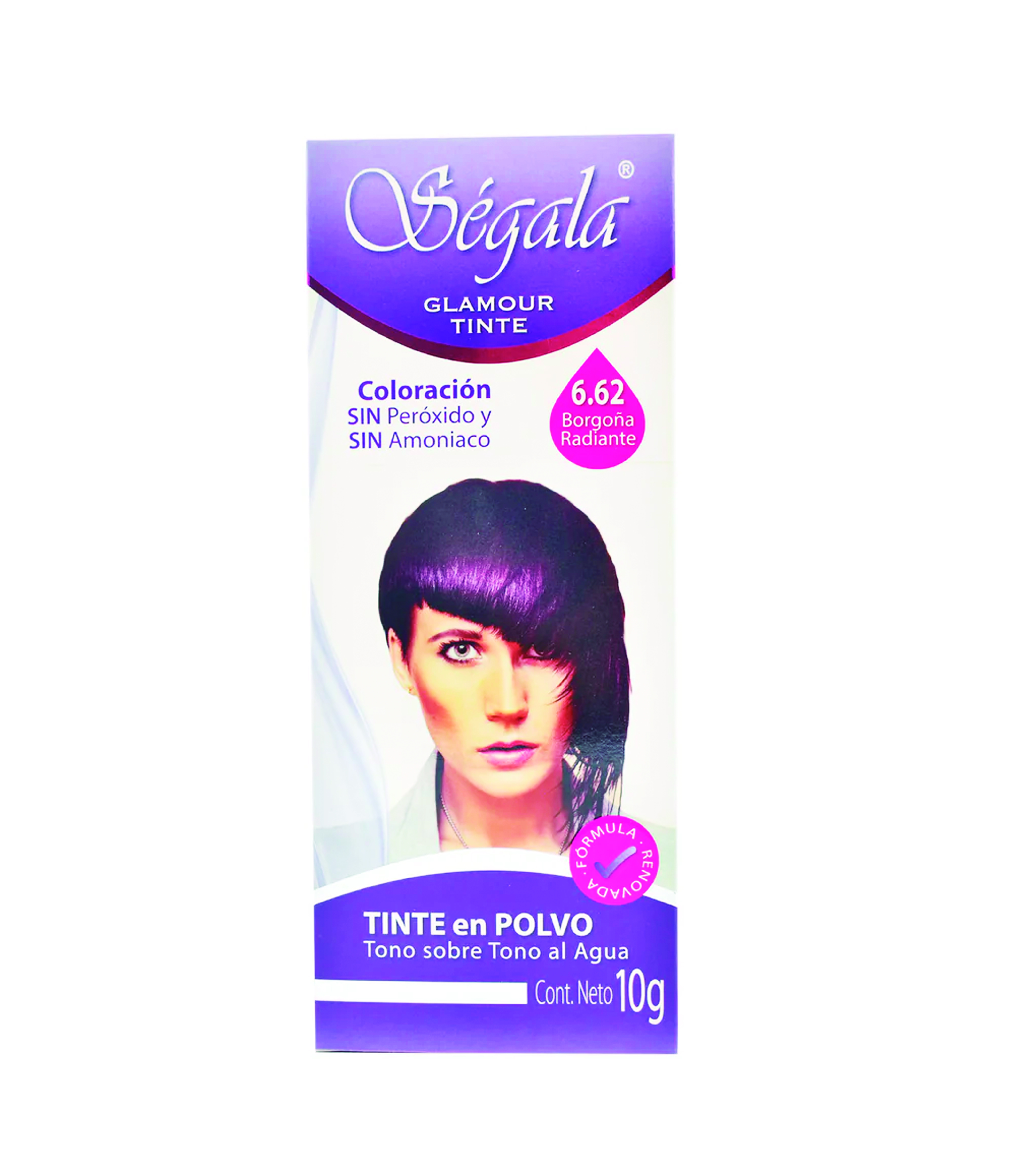 TINTE AL AGUA BORGOÑA RADIANTE TONO 6.62 SÉGALA