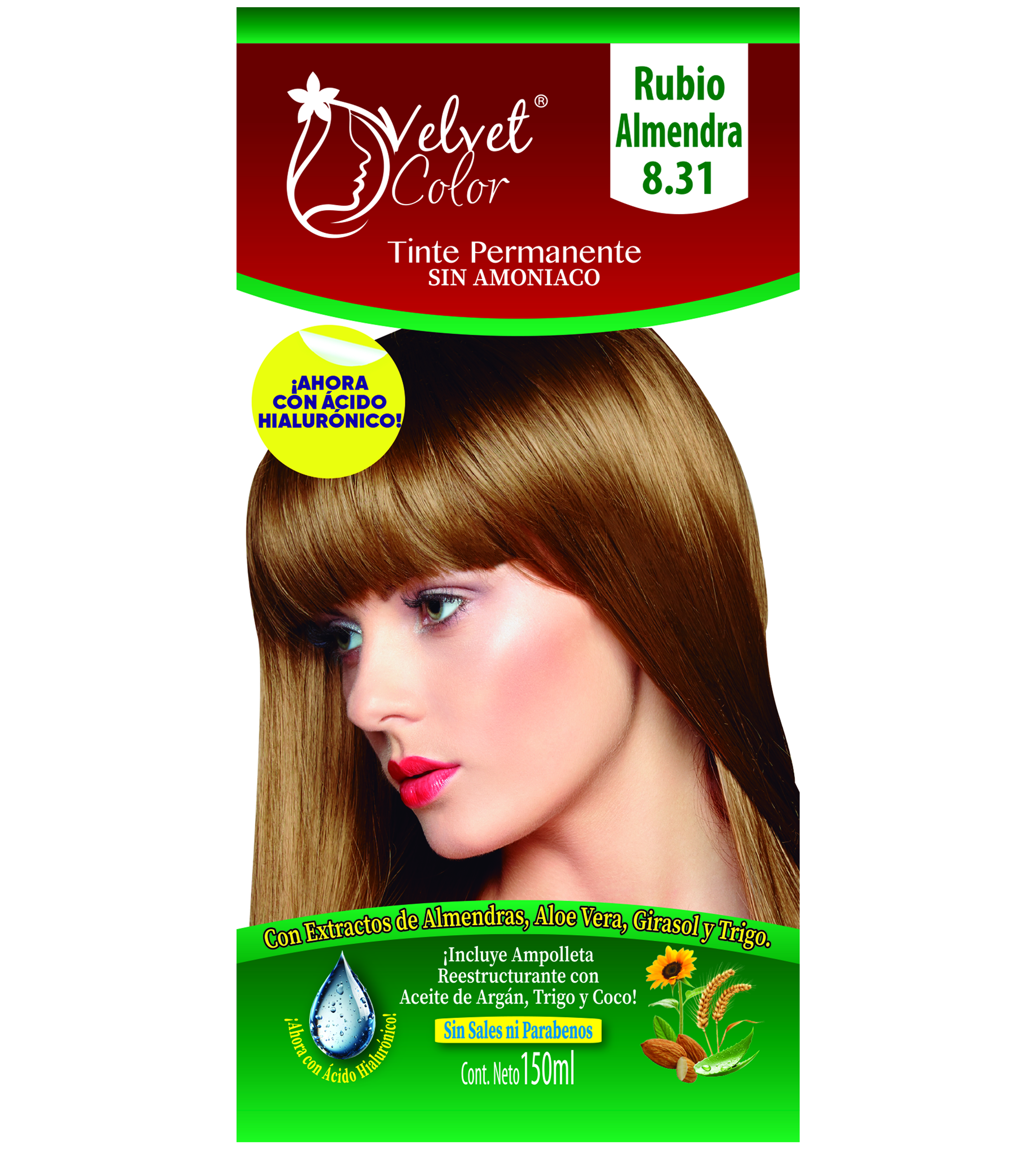 TINTE RUBIO ALMENDRA TONO 8.31 VELVET