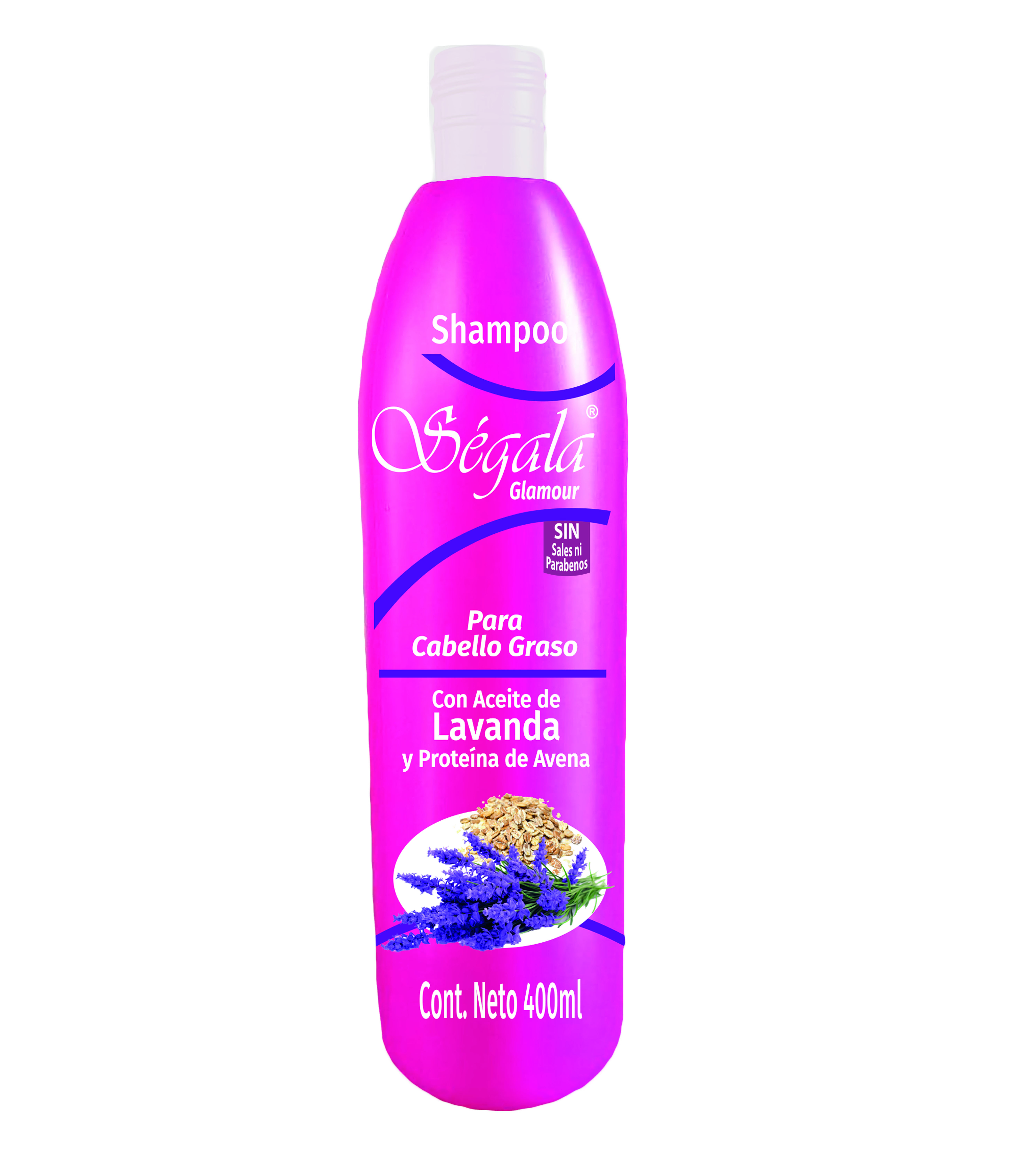 SHAMPOO CON ACEITE DE LAVANDA Y PROTEINA DE AVENA