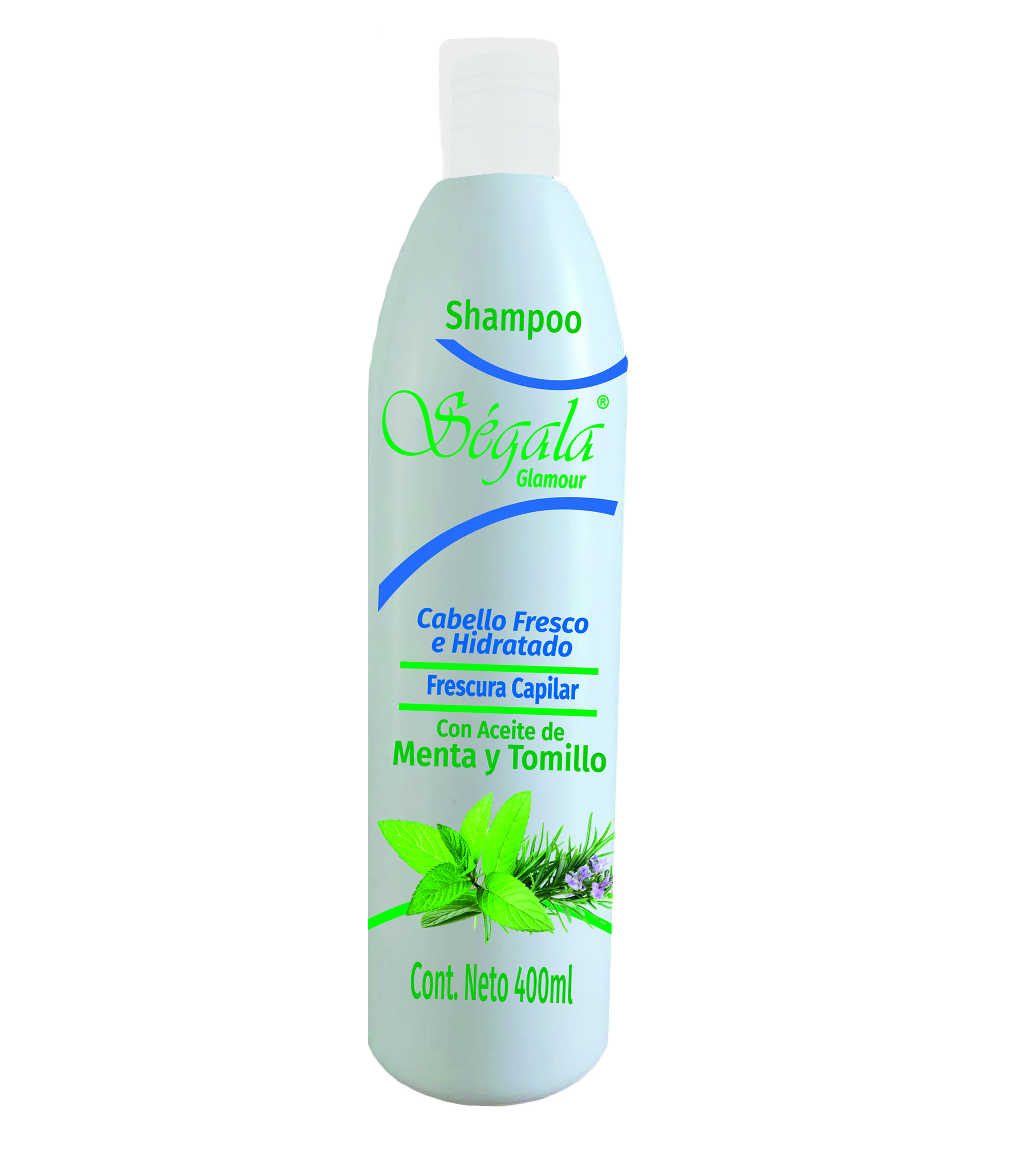 SHAMPOO CON ACEITE DE MENTA Y TOMILLO
